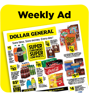 Save on your favorite products from our weekly ad at Dollar General.