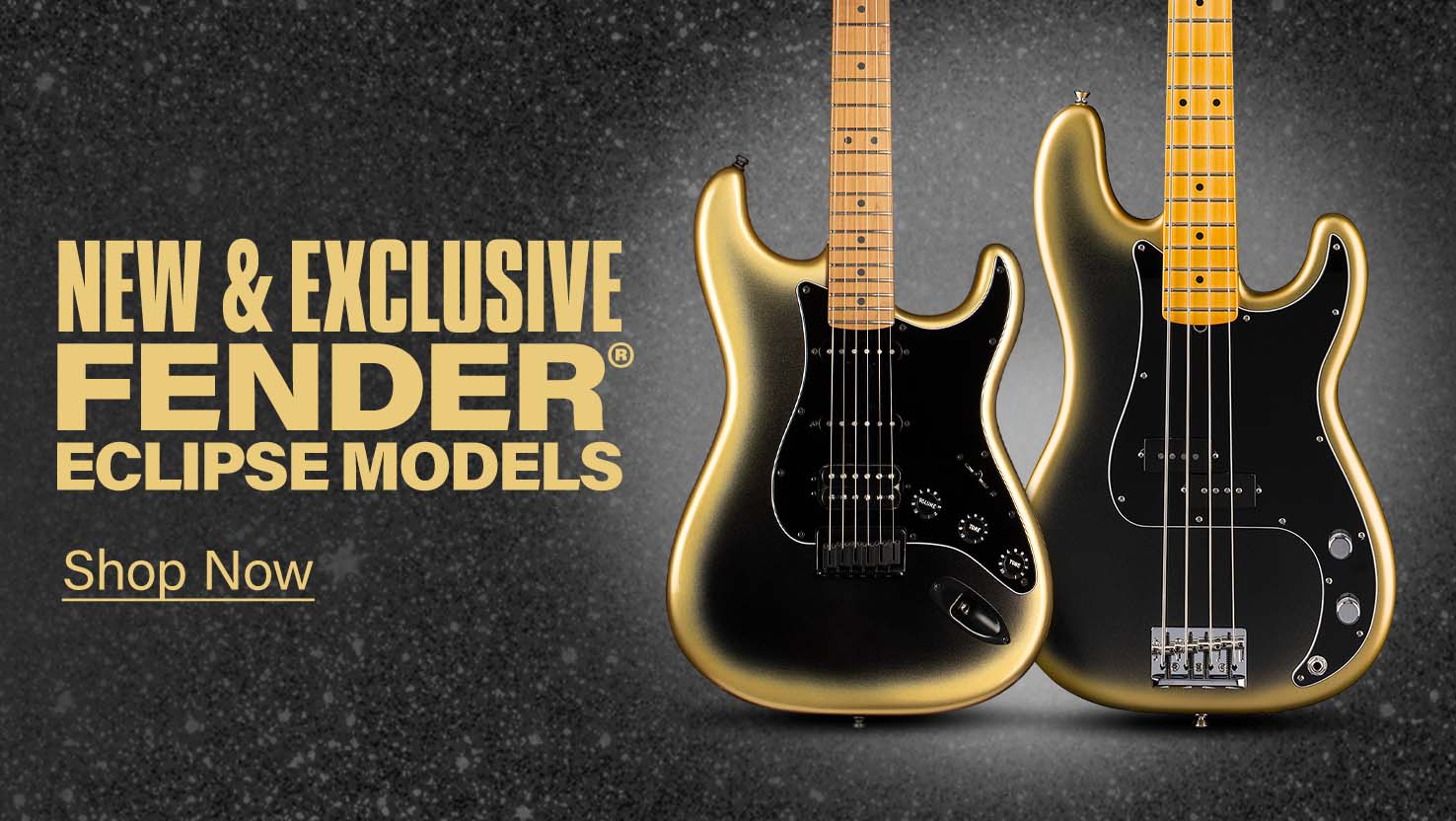 New Fender American Professional II Eclipse Guitar and Bass