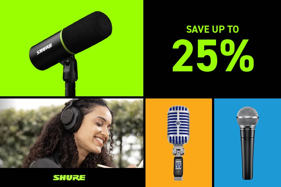  - Shine With Shure: Select Savings of up to 25% Off Thru Dec. 3