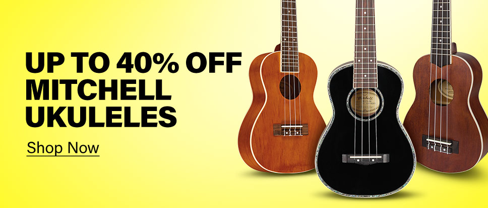 Up to 40 percent off mitchell ukuleles