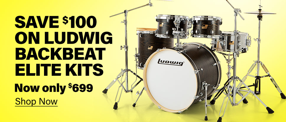 Save on the Ludwig Backbeat 5 piece kit