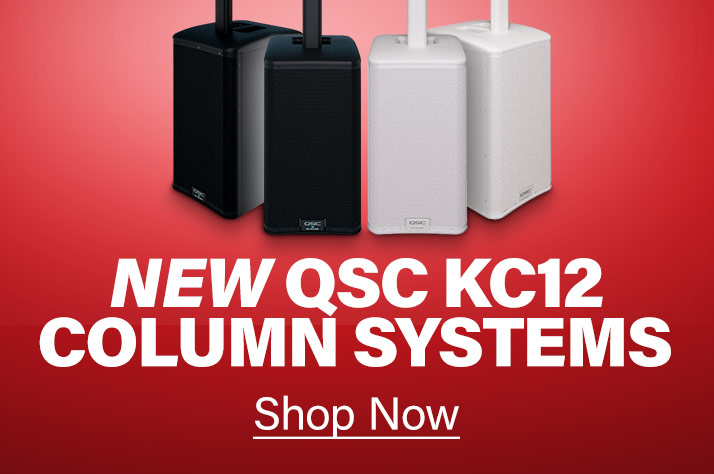 New QSC KC12 Column Systems