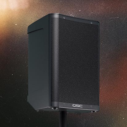 QSC CB10 10 Inch 440W Battery-Powered Portable Loudspeaker