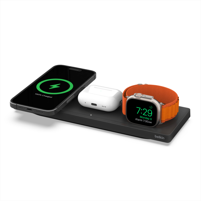 Trio Wireless Charger With Magnetic Pad