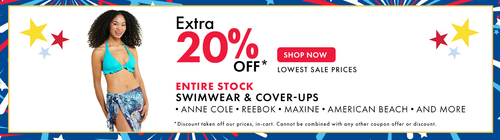 Boscovs - EXTRA 20% OFF Swimwear & Cover Ups!