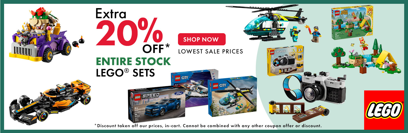 Boscovs - Extra 20% Off Lego