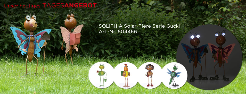 SOLITHIA Solar-Tiere Serie Gucki - Art.-Nr. 504466
