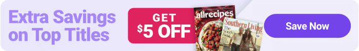 Extra Savings on Top Titles Get Five Dollars Off Save Now