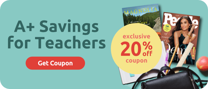 A plus savings for teachers Exclusive twenty percent off coupon Get Coupon