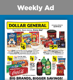 Dollar General Save Time Money Every Day Savings On Weekly Circular At Dollargeneral